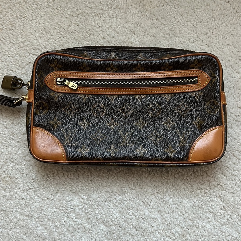 Louis Vuitton vintage brown monogram handbag